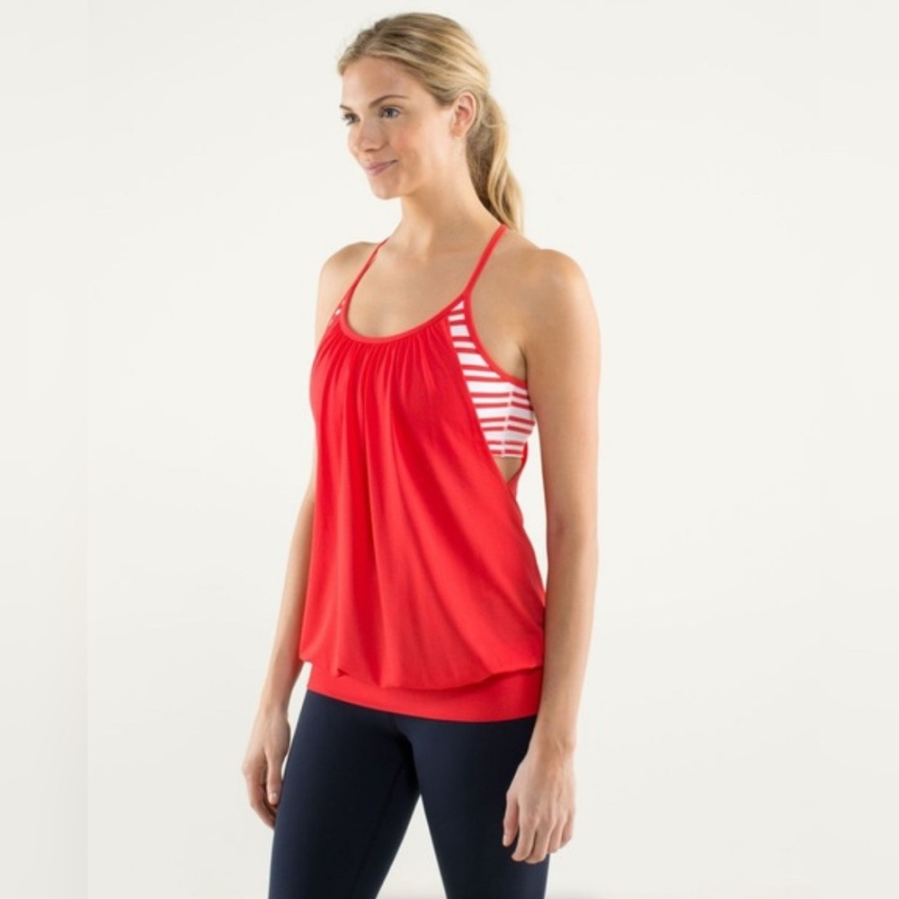 LULULEMON No Limits Love Red Tank - 4